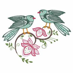 Love Birds 09(Sm) machine embroidery designs