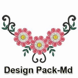 Heirloom Flowers(Md) machine embroidery designs