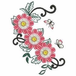 Heirloom Flowers 01(Lg) machine embroidery designs