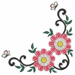 Heirloom Flowers 04(Md) machine embroidery designs