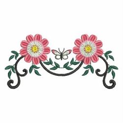 Heirloom Flowers 08(Lg) machine embroidery designs