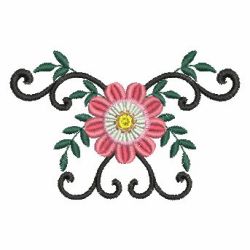 Heirloom Flowers 16(Md) machine embroidery designs