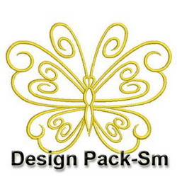 Golden Butterflies(Sm) machine embroidery designs