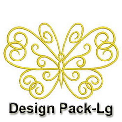 Golden Butterflies(Lg) machine embroidery designs