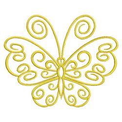 Golden Butterflies 06(Lg) machine embroidery designs