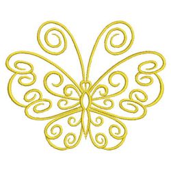 Golden Butterflies 06(Lg) machine embroidery designs