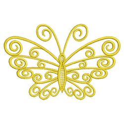 Golden Butterflies 08(Sm) machine embroidery designs