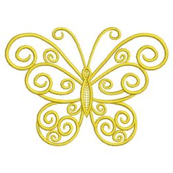 Golden Butterflies 10(Lg) machine embroidery designs