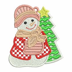 FSL Cute Snowman 06 machine embroidery designs