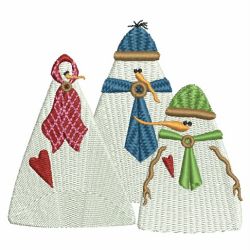 Country Snowman 1 17 machine embroidery designs