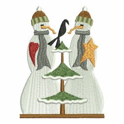 Country Snowman 2 06 machine embroidery designs