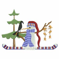 Country Snowman 2 11 machine embroidery designs