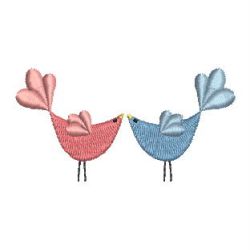 Country Love Birds 01 machine embroidery designs