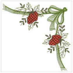 Heirloom Strawberries 07 machine embroidery designs