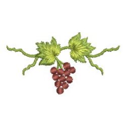 Grapes 04 machine embroidery designs