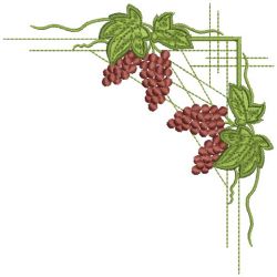 Grapes 05 machine embroidery designs