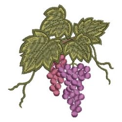 Grapes 08 machine embroidery designs