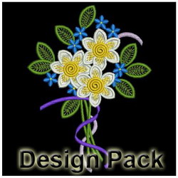 Elegant Flowers 2 machine embroidery designs