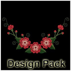 Elegant Flowers 3 machine embroidery designs