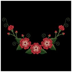 Elegant Flowers 3 06 machine embroidery designs