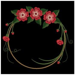 Elegant Flowers 3 07 machine embroidery designs