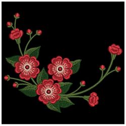Elegant Flowers 3 08 machine embroidery designs