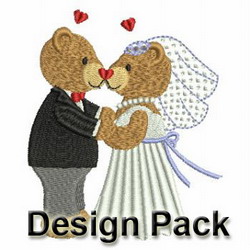 Wedding Bears machine embroidery designs