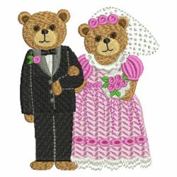 Wedding Bears 02 machine embroidery designs