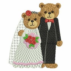 Wedding Bears 03 machine embroidery designs