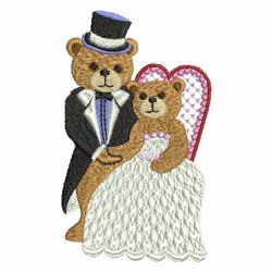 Wedding Bears 04 machine embroidery designs