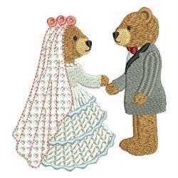 Wedding Bears 05 machine embroidery designs