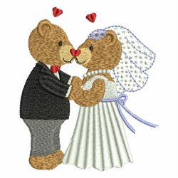 Wedding Bears 06 machine embroidery designs