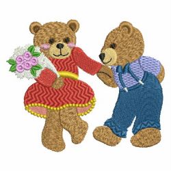 Wedding Bears 07 machine embroidery designs