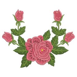 Elegant Roses 02 machine embroidery designs