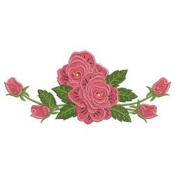 Elegant Roses 05 machine embroidery designs