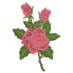Elegant Roses 07 machine embroidery designs