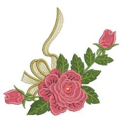 Elegant Roses 08 machine embroidery designs
