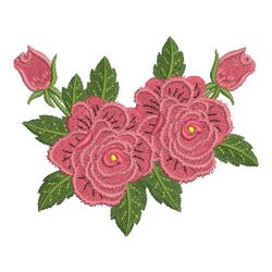Elegant Roses 10 machine embroidery designs