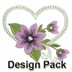 Elegant Flowers 5 machine embroidery designs