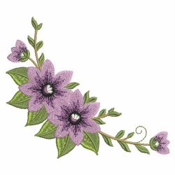 Elegant Flowers 5 04 machine embroidery designs