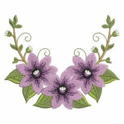 Elegant Flowers 5 05 machine embroidery designs