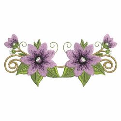 Elegant Flowers 5 06 machine embroidery designs