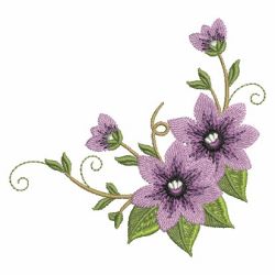 Elegant Flowers 5 07 machine embroidery designs