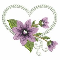 Elegant Flowers 5 08 machine embroidery designs