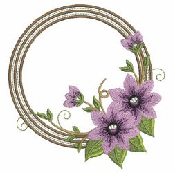 Elegant Flowers 5 11 machine embroidery designs