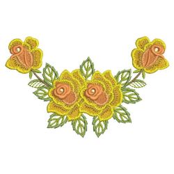 Yellow Roses 06 machine embroidery designs