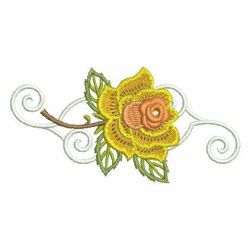 Yellow Roses 07 machine embroidery designs