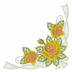 Yellow Roses 10 machine embroidery designs