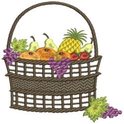 Fruit Baskets 03 machine embroidery designs
