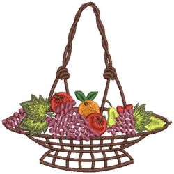 Fruit Baskets 05 machine embroidery designs